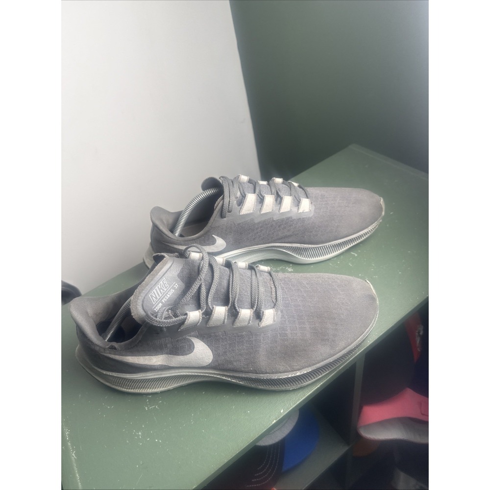 Nike Air Zoom Pegasus 37 Shoes Men's 11 Iron Grey Running Athletic Road Sneakers